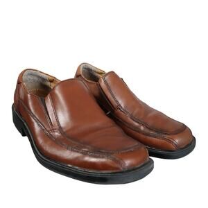 Dockers Mens Pro Style Slip‎ On Loafers Size 8 Brown Leather All Motion Comfort